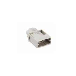 Insert HM modulaire, Raccordement à Sertir, mâle, 1 pin, 100A, Polycarbonate 